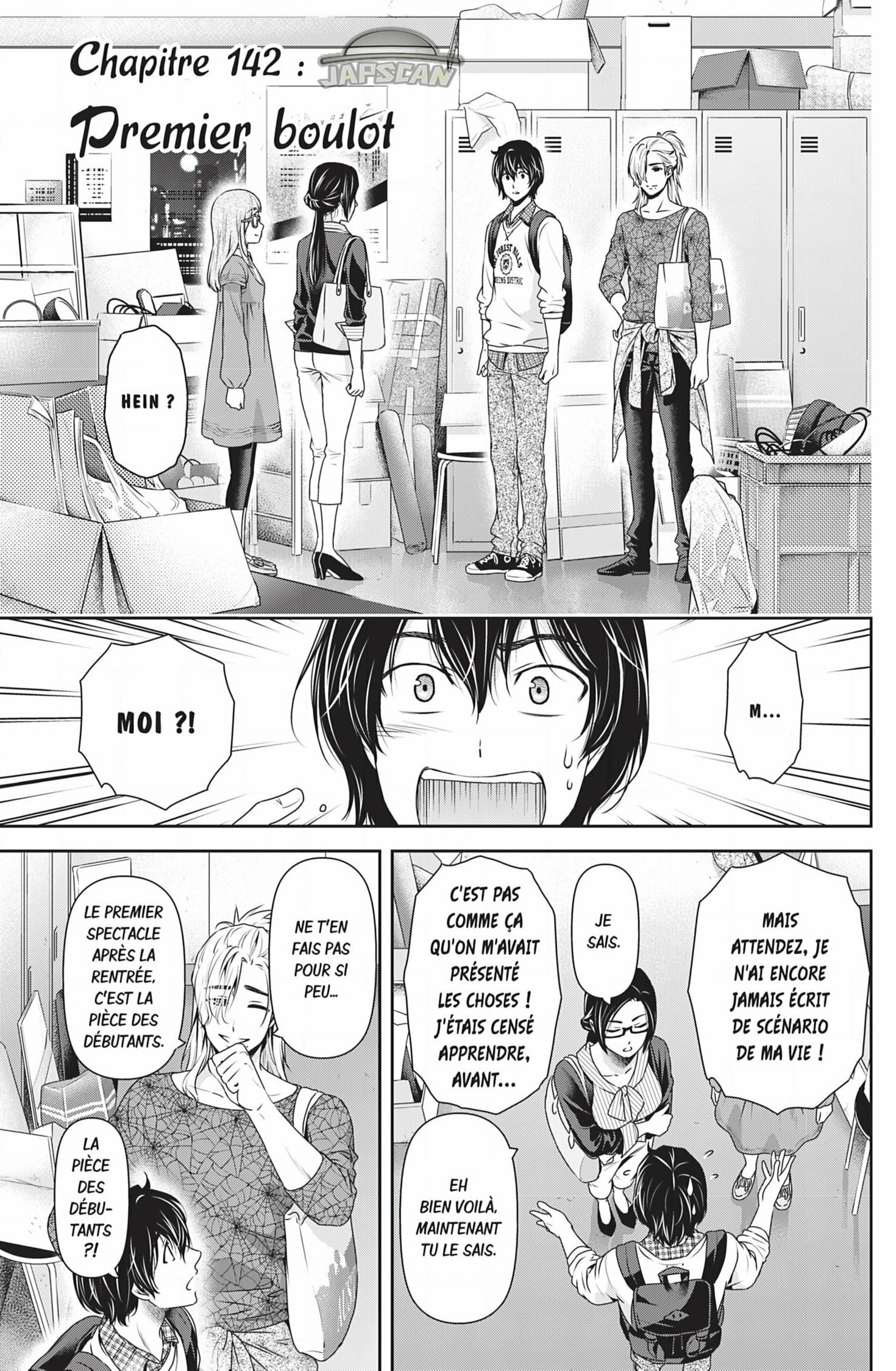 Domestic Na Kanojo: Chapter 142 - Page 1